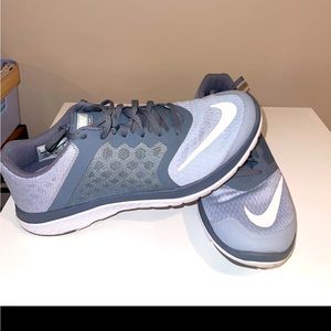 Nike FS Lite 3 - Mens Athletic Sneakers - Gray - Size 10